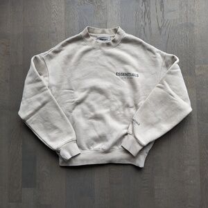 Fear of God Essentials Kids Tan Pullover Sweatshirt